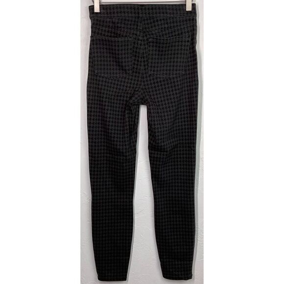 Spanx Gray Houndstooth Ankle Jean ish Leggings New Small - Picture 3 of 5